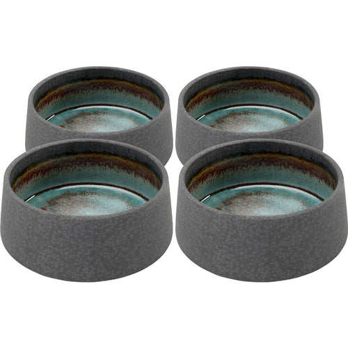 Kare Design Kommen Ari grijs 13cm (4/set) - vtwonen shop