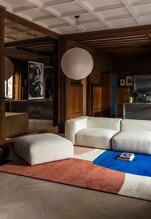 Vloerkleed Layered Lake Patterned Wool Rug 250x350 cm - vtwonen shop