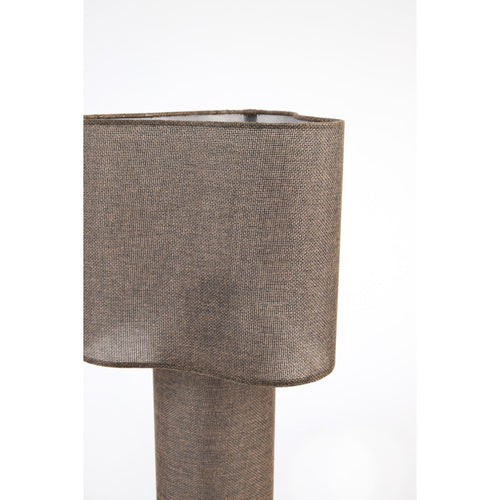 Light & Living tafellamp Brany - bruin - Ø25cm