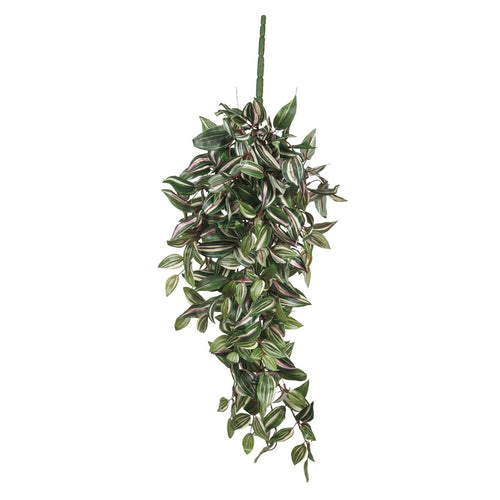 Mica Decorations Tradescantia Kunst Hangplant - L15 x B30 x H80 cm - Groen
