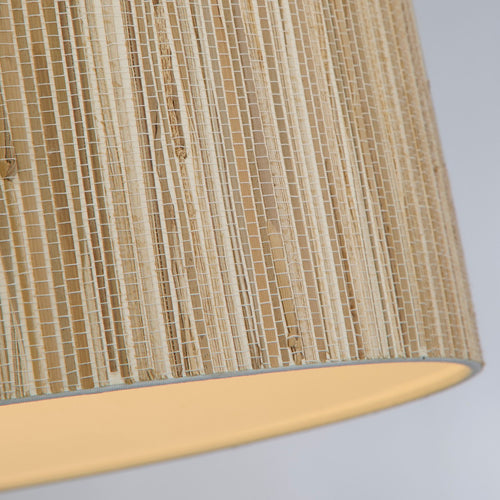 Searchlight Meadow 1-lichts plafondhanglamp, converteerbaar tot inbouwlamp, natuurlijke grasschaduw