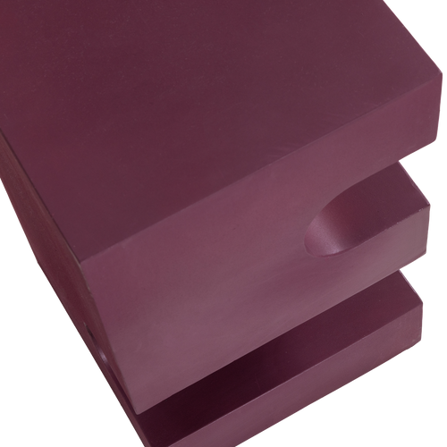 WOOOD bijzettafel Jessa - Metaal - Paars/Bruin - 48x30x30