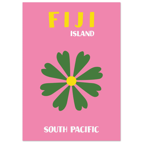 Artfulprints  Fiji - Island   poster A4 21x29.7 cm - vtwonen shop