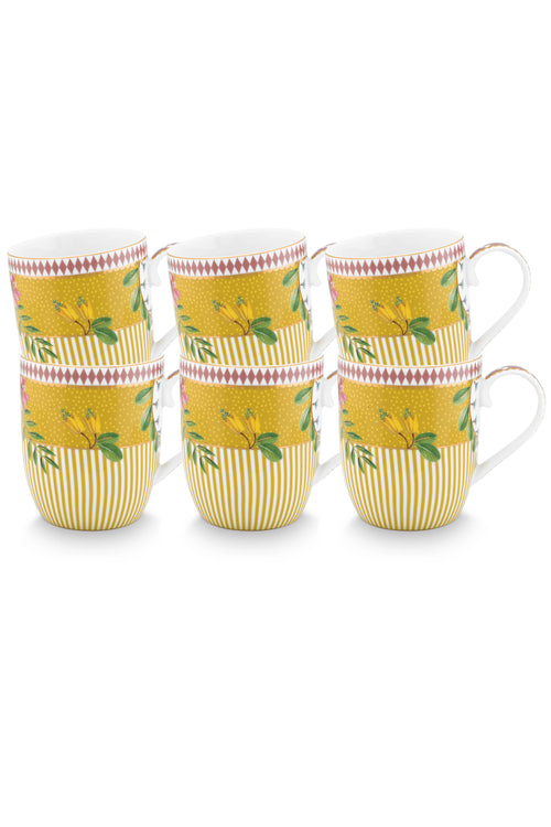 Pip Studio - La Majorelle Mokken - Servies set van 6 - 200ml - vtwonen shop