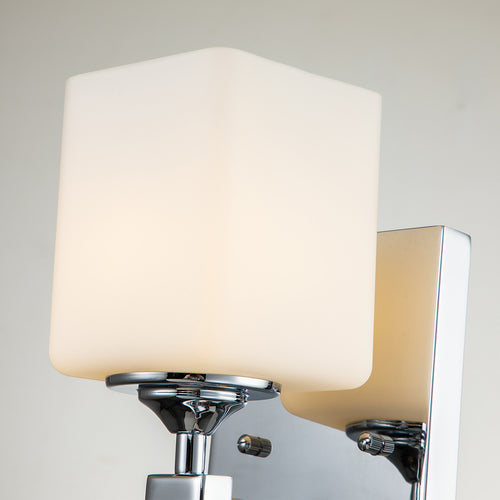 Elstead Kichler Marette Wandlamp met Kap Gepolijst Chroom, IP44