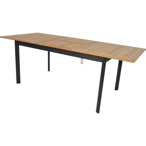 Lesli Living tuintafel Monza - antraciet - 152∕210x89x75,5cm