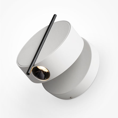 Maytoni - Wandlamp Nuance - Wit en messing - Ø10 - vtwonen shop