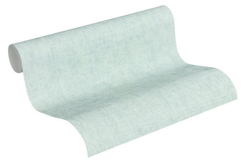 A.S. Création behang geschilderd effect blauw grijs - 53 cm x 10.05 m - AS-373345