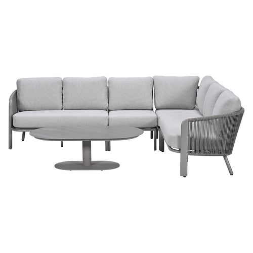 Garden Impressions Loungeset Ryan hoek 5-delig - taupe