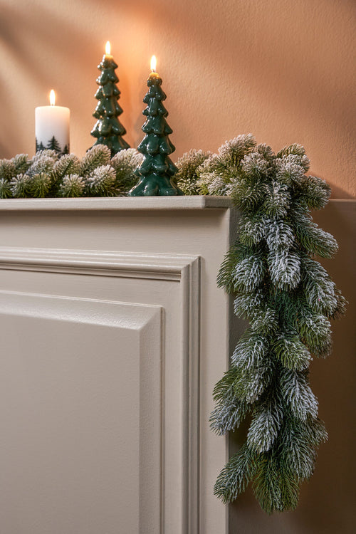 Black Box Trees Nigata Guirlande - L180 cm - Groen Frosted - vtwonen shop