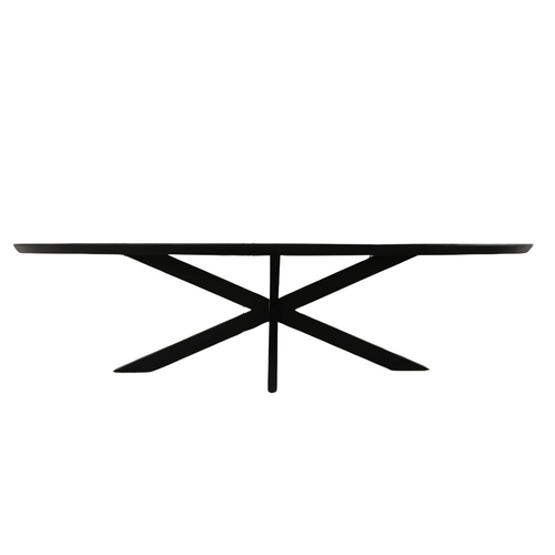 Starfurn  eettafel Brandy - zwart - 110x240x76cm - vtwonen shop