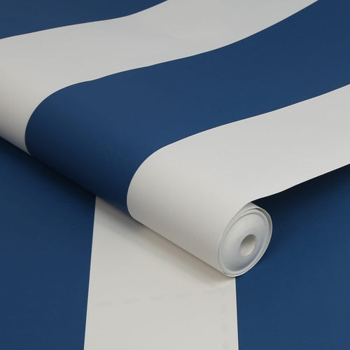 Joules Vliesbehang - Harborough Stripe Coast - Blauw - 10mx52cm - vtwonen shop