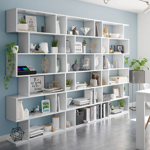 Calicosy - Bücherregal mit 6 Fächern ATHENA - 24x80x192 cm