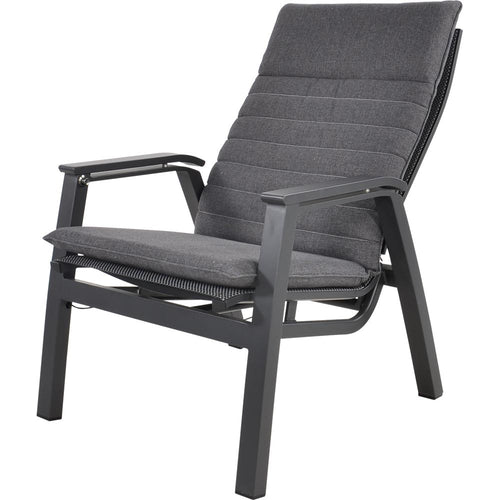 Lesli Living bistrostoel Allegro - grijs - 73x88x86cm - set van 2