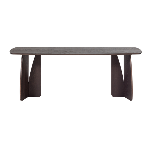 WOOOD eettafel Veere - Massief Eikenhout - Mystic Brown - 200 x 100