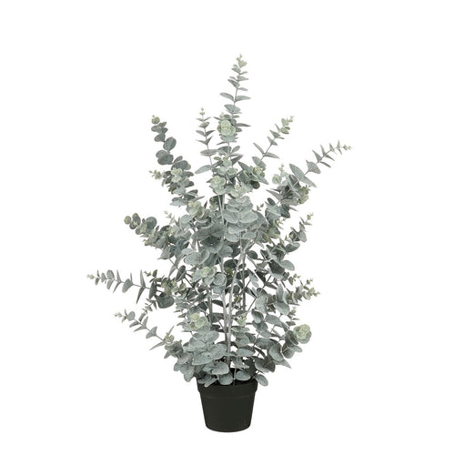 Mica Decorations Eucalyptus Kunstplant in Pot - H97 x Ø38 cm - Groen
