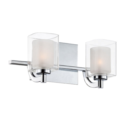 Elstead Quoizel Kolt Wandlamp Gepolijst Chroom, IP44