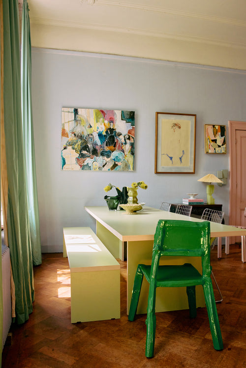 HKLIVING bank – pistachio – 220cm - vtwonen shop