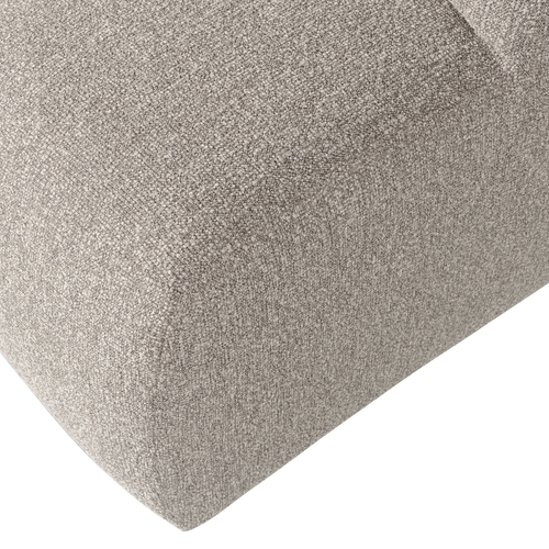 WOOOD poef Mojo - Bouclé - Beige Melange - 80x60x45 cm - vtwonen shop