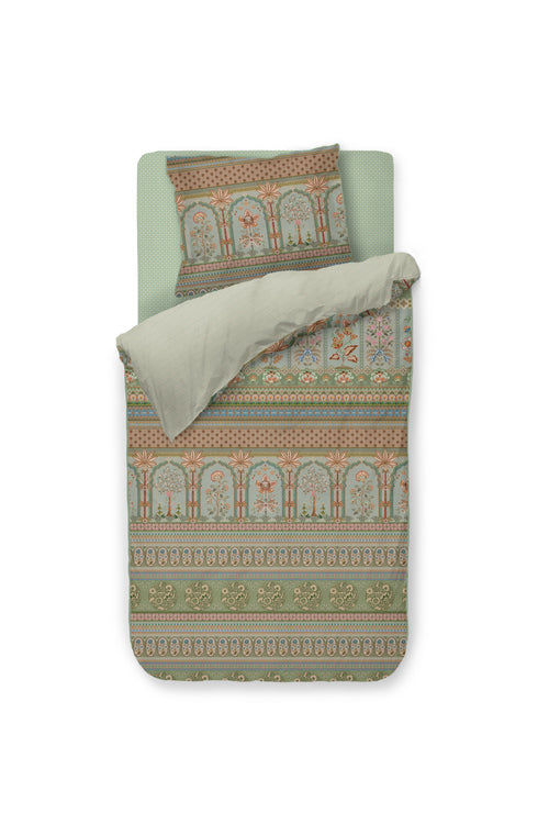 Pip Studio Dekbedovertrek Bollywood Dreams - 60 x 70 cm - Groen