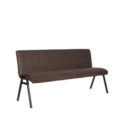 LABEL51 Eetkamerbank Matz - Antraciet Microfiber - 175x62x86cm