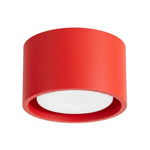 Sollux Lighting Plafondlamp MODO 1 rood Gx53 - 10x10x6cm