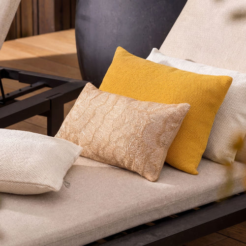JULIO - kussenhoes outdoor 40x60 cm - waterafstotend - Golden Glow - geel