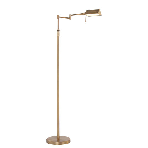 Mexlite vloerlamp karl - 1 lichts - 52x 146 cm - brons - vtwonen shop