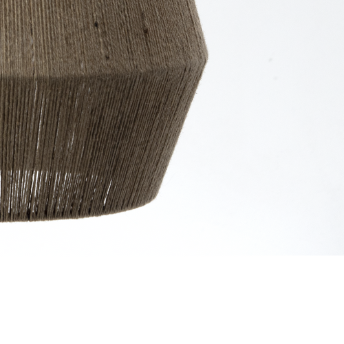 EGLO hanglamp Alderney - e27 - ø 30 cm - zwart/bruin