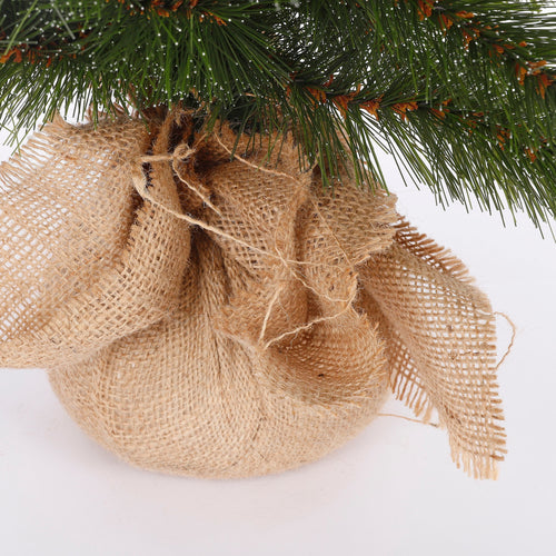Triumph Tree Forest Frosted Kunstkerstboom in Jute - H60 x Ø46 cm - Groen - vtwonen shop