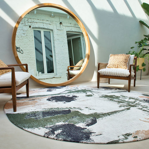 Louis De Poortere vloerkleed Indian Rice - multicolor - 240x240cm - vtwonen shop