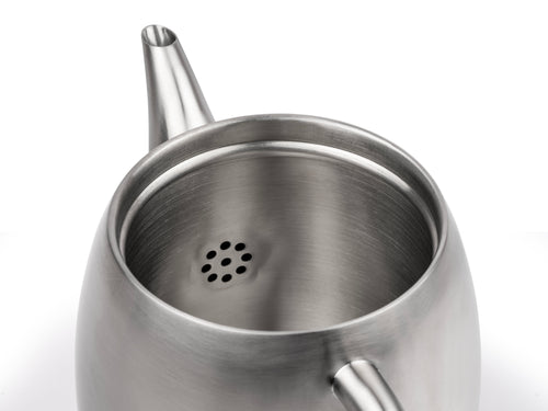 Bredemeijer -Theepot Vera - mat rvs - 0,9L