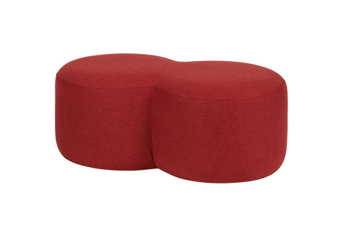 noo.ma UMBO Poef - Poppy Red