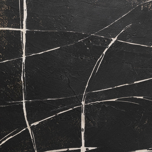 Kare Design Schilderij Sketch 120x120cm zwart