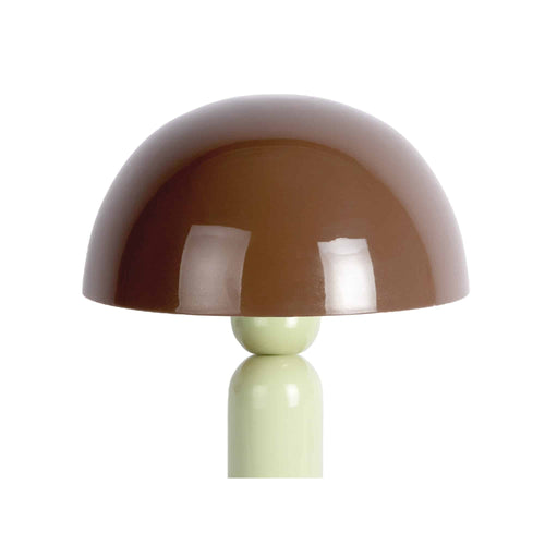 Leitmotiv tafellamp Firenze - bruin - Ø20cm