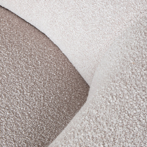 LABEL51 Fauteuil Valenza - Naturel/Walnoot Bouclé - Draaibaar - vtwonen shop