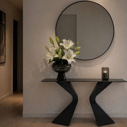 Kare Design Vaas Divine zwart 30cm