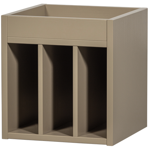 WOOOD platenkast Turner - Grenen - Mud - 47x44x44 - vtwonen shop