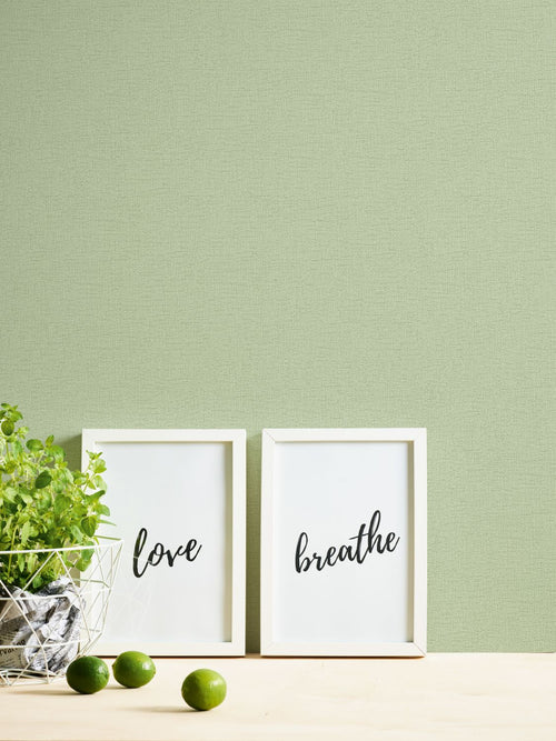 A.S. Création behang effen groen - 53 cm x 10.05 m - AS-378315 - vtwonen shop