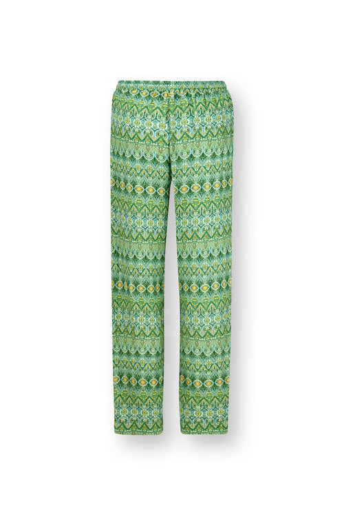 Pip Studio - Belin Lange pyjamabroek - Dames - Ashanti - Groen - XS