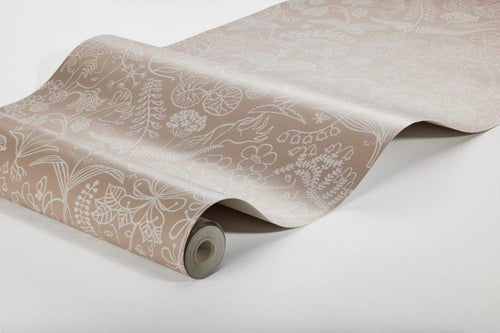 Borastapeter behang bladeren roze - 53 cm x 10.05 m - 660751 - vtwonen shop