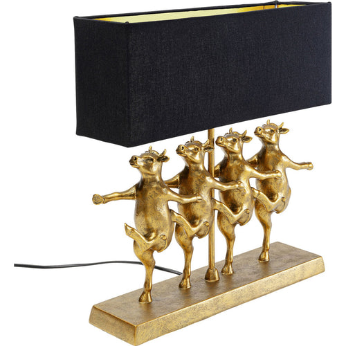 Kare Design tafellamp - koeien cancan - goud - vtwonen shop