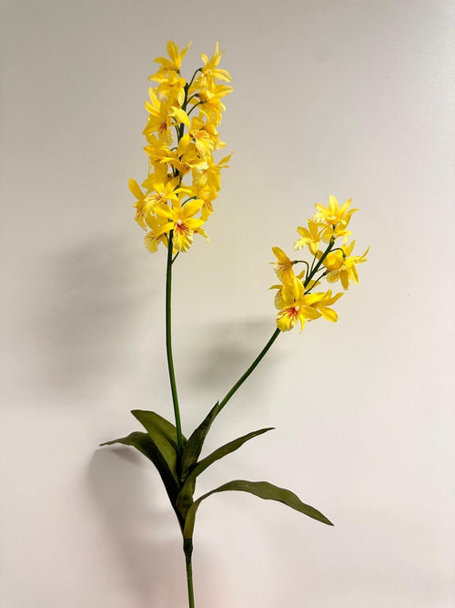 My Flowers.shop Gele orchidee dendrobium zijden bloem | Lengte 52 centimeter | Per stuk - vtwonen shop