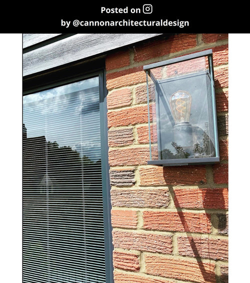 Lucide wandlamp CLAIRE - 1xE27 - Antraciet