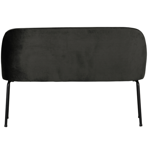 BePureHome eetbank Vogue- Velvet - Zwart - 82,5x120x59 - vtwonen shop