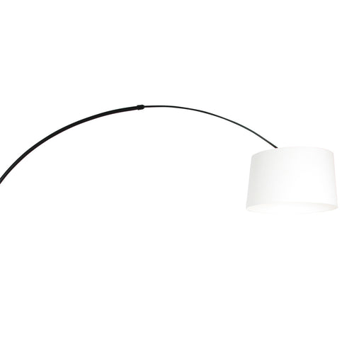 Steinhauer vloerlamp Sparkled - 1 lichts - 190x 230 cm - zwart wit