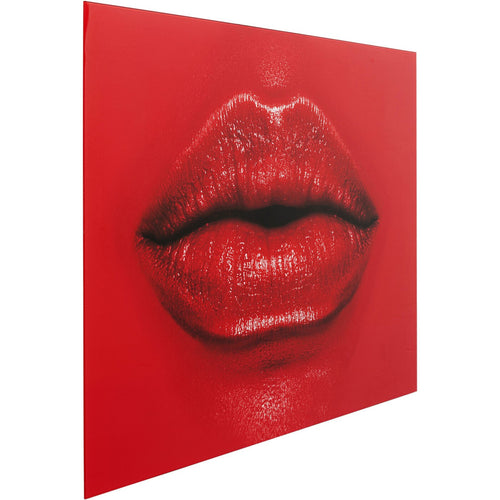 Kare Design Wandfoto rood lippen 120x80cm - vtwonen shop