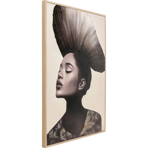 Kare Design Schilderij Aesthetic vrouw links 90x120cm