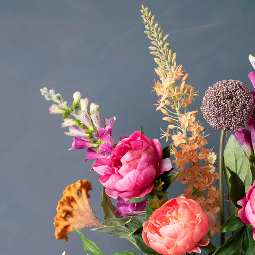 Madame Fleurie zijden boeket Midsummer Dream Grande - Contempary style - met vaas - vtwonen shop