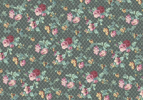 Sanders & Sanders fotobehang romantische bloemen multicolor - 400 x 280 cm - 612033 - vtwonen shop